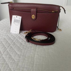 Pebble Leather Noa Popup Bag with Removable Card Pouch